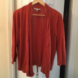 Orange cardigan